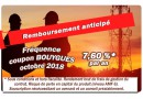 Remboursement CAPITAL + COUPON de 7,60 %* (brut) Fréquence BOUYGUES octobre 2018