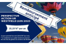 Remboursement CAPITAL + COUPON de 10,10 % - Perspective action action UR Westfield juin 2023