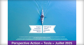 Perspective action TESLA juillet 2025 - 10 % - Fermé