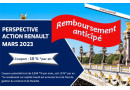 Logo Perspective action Renault mars 2023 - remboursé + coupon 10 %